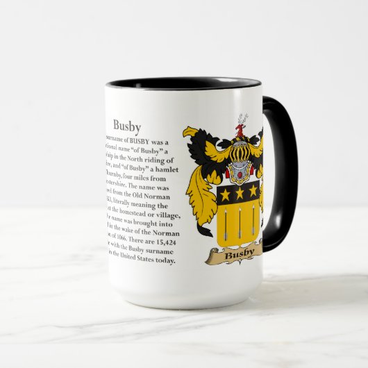 Bezig met gezinskolf van wapens mok (Voorkant rechts)