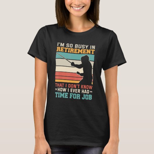 Bezig met het afschermen van gepensioneerde fencer t-shirt (Voorkant)