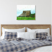 Bezig met het bekijken van betere dagen canvas afdruk (Insitu (Slaapkamer))