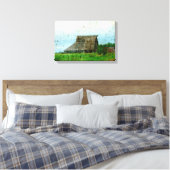 Bezig met het bekijken van betere dagen canvas afdruk (Insitu (Slaapkamer))