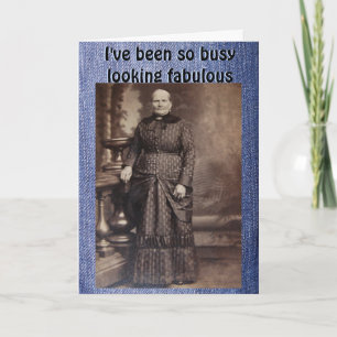 Bezig met het bekijken van de 'Fabulous Belated Bi Kaart