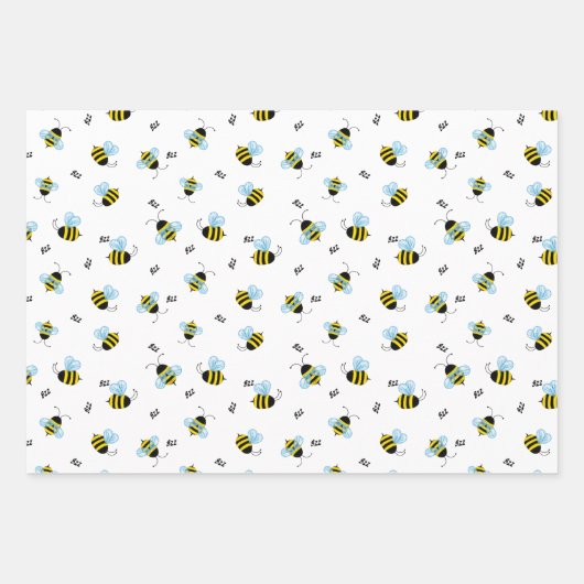 Bezig met het kopen van bijen Cute Garden Bug Prin Inpakpapier Vel (Voorkant)