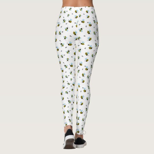 Bezig met het kopen van bijen Kute Bug Print Leggings (Achterkant)