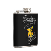 Bezig met het lezen van chick #4 heupfles (Rechts)