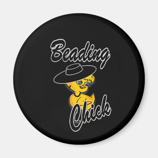 Bezig met het lezen van chick #4 magneet (Voorkant)