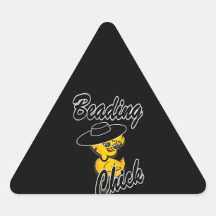 Bezig met het lezen van chick #4 sticker