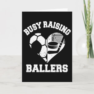 Bezig met het opvoeden van Ballers Voetbal Hockey Kaart