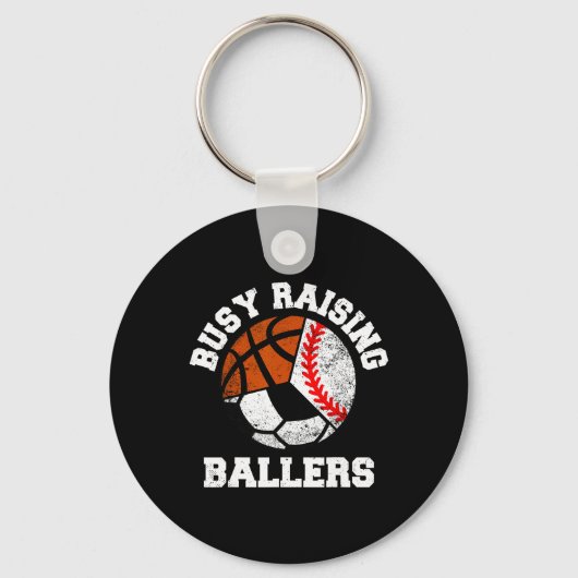 Bezig met het opvoeden van Byllers Funny Bysebyll  Sleutelhanger (Voorkant)