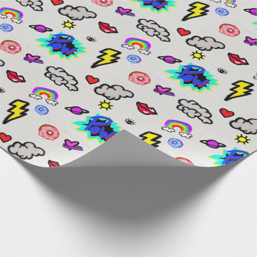 Bezig met inpakpapier (Hoek)