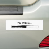 Bezig met laden... bumpersticker (Op auto)