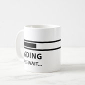 Bezig met laden. Een ogenblik geduld, voortgangsba Koffiemok (Voorkant links)