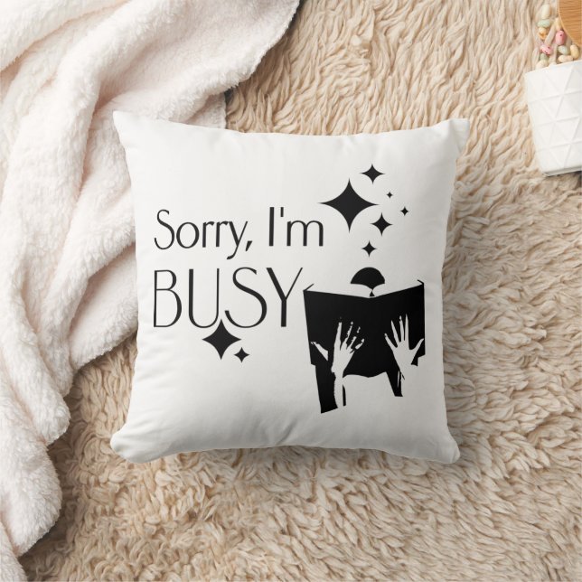 Bezig met lezen Book Lover Sierkussen (Deken)