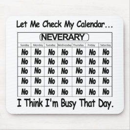 Bezig met Neverary Calendar Muismat