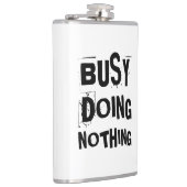 Bezig met niets doen heupfles (Rechts)