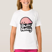 Bezig met Nietsdoen - Knuffel Roze Blob T-shirt (Voorkant)