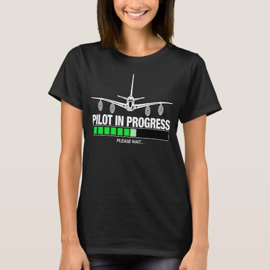 Bezig met proefproject Gelieve te wachten KC135 St T-shirt (Voorkant)