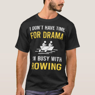 Bezig met roeien roeier t-shirt