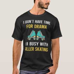 Bezig met rolschaatsen Schaats schaatser T-shirt