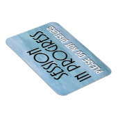 Bezig met sessie. Niet storen door Magneet (Rechterzijde)