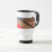 Bezig met subductie van cafeïne reisbeker (Voorkant rechts)