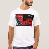 Bezig met T-shirt visitekaartje (Voorkant)