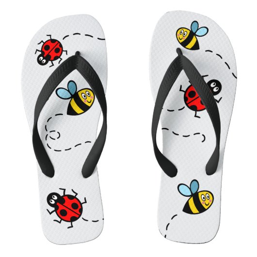 Bezig met Teenslippers van Bumblebee en Ladybird P (Voetbed)