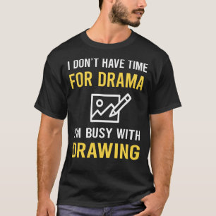 Bezig met tekenen t-shirt