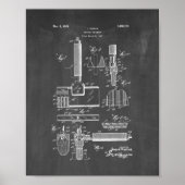 Bezig met uitvoeren van patent - Chalkboard Poster (Voorkant)