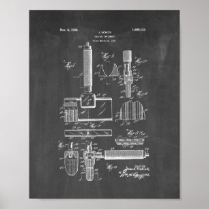 Bezig met uitvoeren van patent - Chalkboard Poster