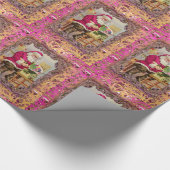 Bezig met Victoriaans feestdag Cadeaupapier (Hoek)