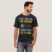 Bezig met vliegeren t-shirt (Voorkant volledig)