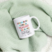 Bezig om leraar en hond te zijn Mam grappig Koffiemok