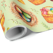 Bezig Paashaas Inpakpapier (Rol Hoek)