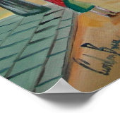 Bezig straatbeeld Victoriaans rag en bot man Poster (Hoek)