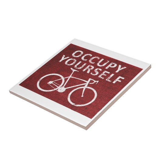 Bezig zijn tegeltje (Zijkant)