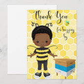 Bezige Bee Bedankt voor je creditcard Kaart (Voorkant / Achterkant)