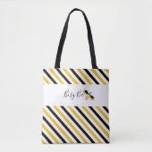 Bezige Bee Diagonal Stripes Shoulder Tas (Voorkant)
