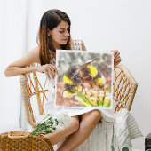 Bezige Bezige Bezige Schilderen van de Waterverf v Canvas Afdruk