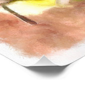 Bezige Bezige Bezige Schilderen van de Waterverf v Perfect Poster (Hoek)