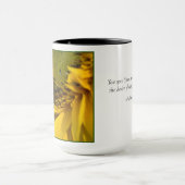 Bezige Bij op een Zonnebloem Mok (Midden)