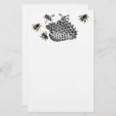 Bezige bijen briefpapier (Voorkant / Achterkant)