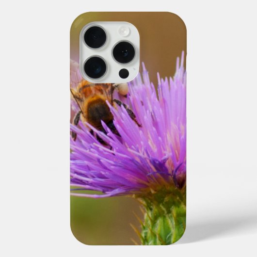 Bezige bijen in een Paarse dichte foto Case-Mate iPhone Case (Achterkant)