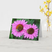 Bezige Bijen Kaart (Gele Bloem)