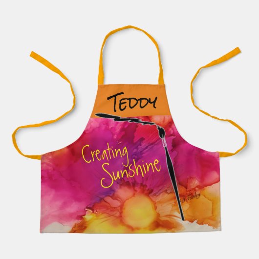 Bezige bijen Kinder All-Over Print Schort (Voorkant)