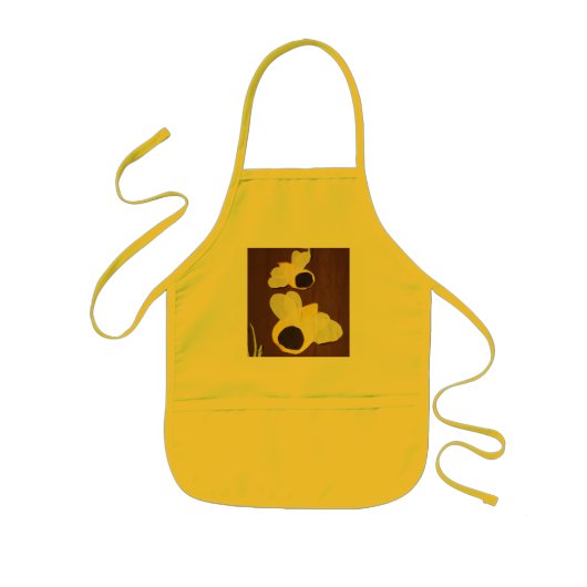 Bezige bijen Kinder Apron Schort (Voorkant)