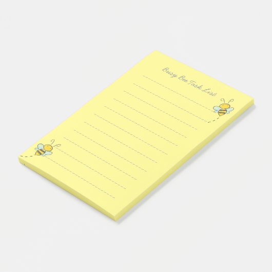 Bezige bijen "om te doen"-pad post-it® notes (Schuin)