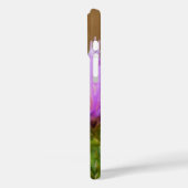 Bezige bijen op Paarse Thistle Flower Case-Mate iPhone Case (Achterkant / Links)