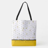 Bezige bijen personaliseren tote bag (Voorkant)