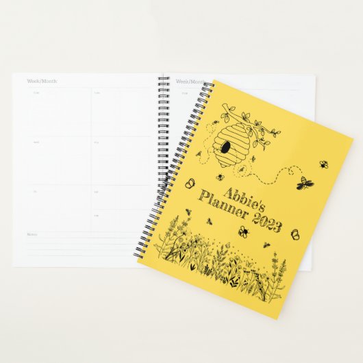 Bezige bijen Zachte Hoesje Planner (Display)