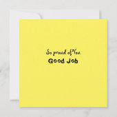 Bezige bijenbriefkaart bedankkaart (Achterkant)